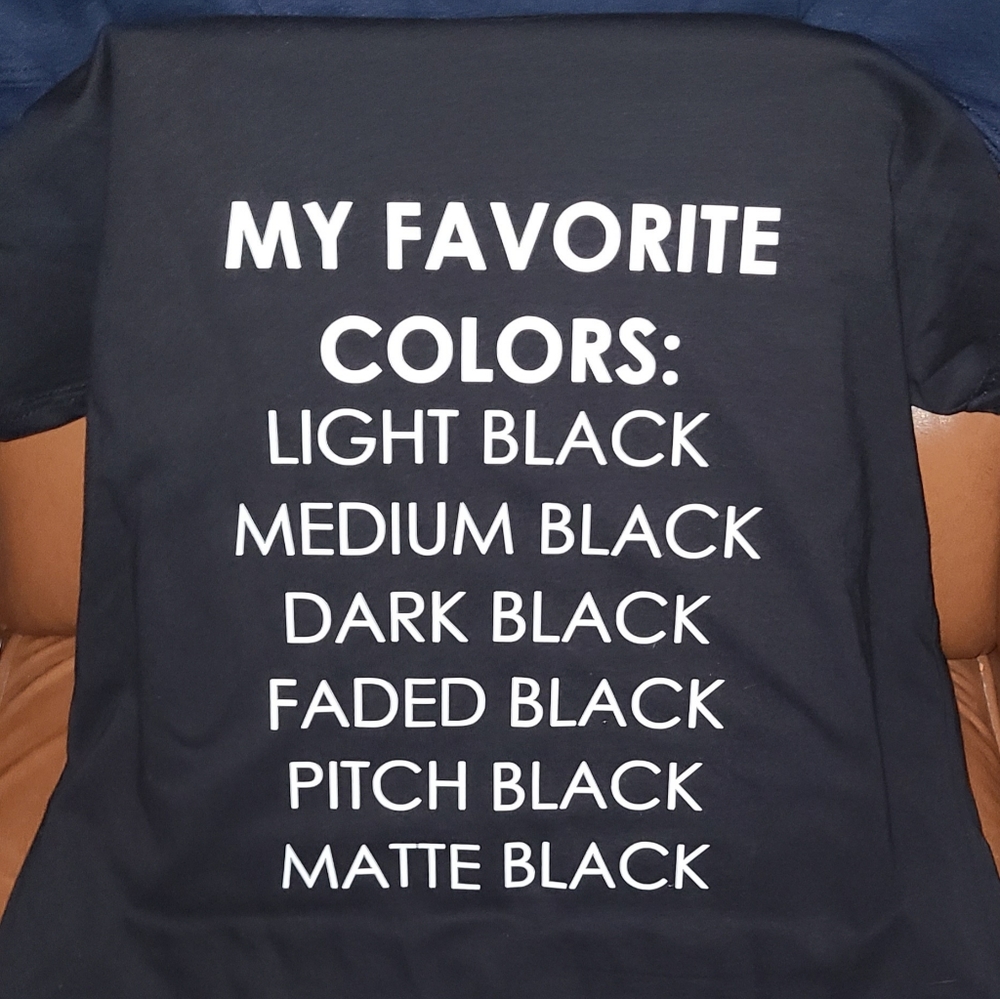 My favorite colors shirt